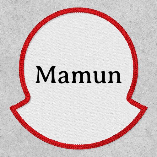 Simple Professional Business Circle Lower Name Patch