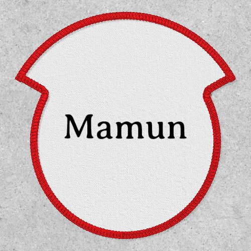 Simple Professional Business Circle Upper Name Patch