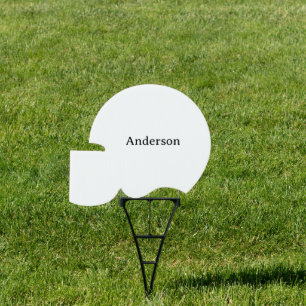 Simple Professional Business Helmet 24" x 20" Sign