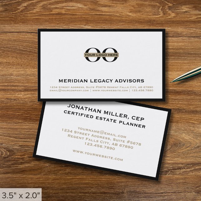 Simple Professional Business Logo Card (Creator Uploaded)