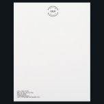 Simple Professional Business logo customizable  Letterhead<br><div class="desc">Elevate your business correspondence with this Customizable Professional Business Logo Letterhead. Designed with simplicity and elegance in mind, this letterhead allows you to personalize it with your company's logo, name, and contact details. Perfect for creating a cohesive and professional brand image, it’s ideal for official documents, business letters, and client...</div>