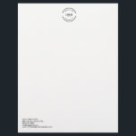 Simple Professional Business logo customizable  Letterhead<br><div class="desc">Elevate your business correspondence with this Customizable Professional Business Logo Letterhead. Designed with simplicity and elegance in mind, this letterhead allows you to personalize it with your company's logo, name, and contact details. Perfect for creating a cohesive and professional brand image, it’s ideal for official documents, business letters, and client...</div>