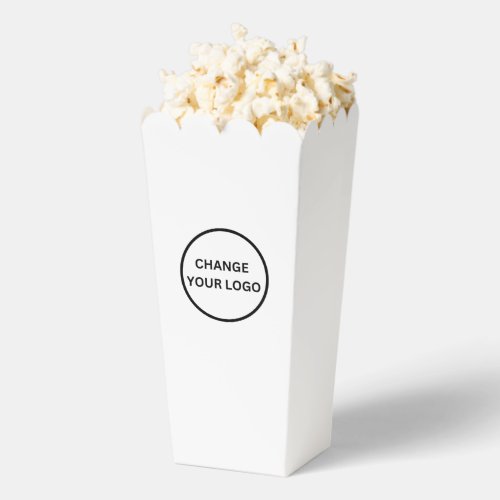 Simple Professional Business Popcorn Favor Box