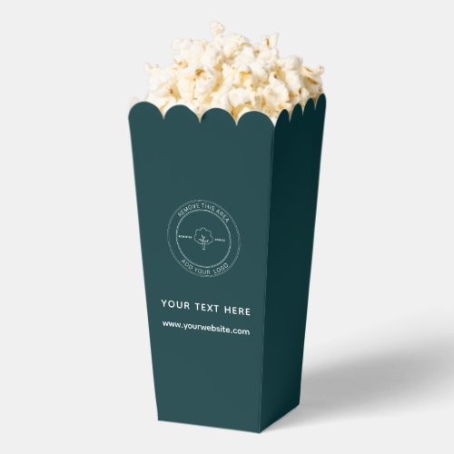Simple Professional Business Popcorn Favor Box