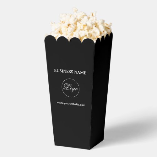 Simple Professional Business Popcorn Favor Box