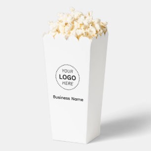 Simple Professional Business Popcorn Favor Box