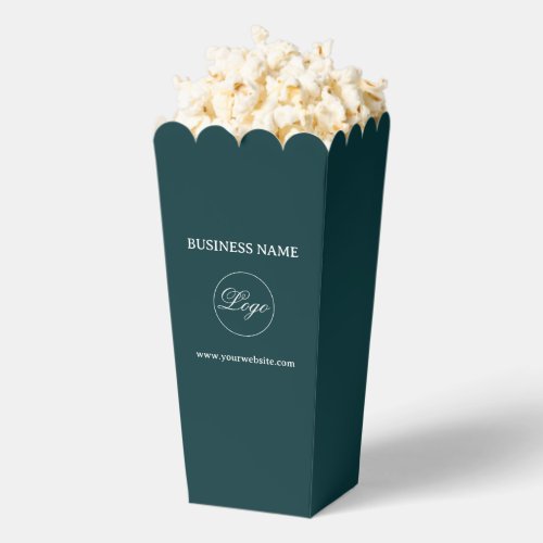 Simple Professional Business Popcorn Favor Box
