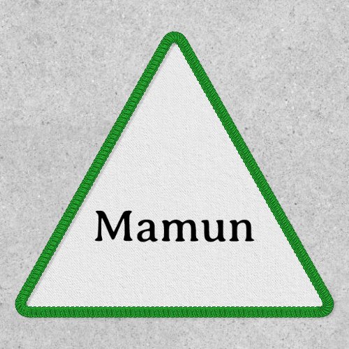 Simple Professional Business Triangle 4" x 3.6" Patch