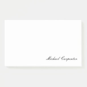 Simple Professional Calligraphy Post-it Notes
