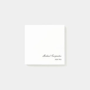 Simple Professional Calligraphy Post-it Notes