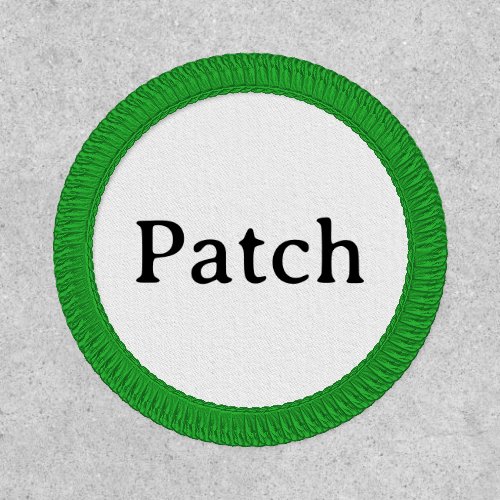 Simple Professional Circle 1.25" Iron-On Patch