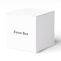 Simple Professional Classic 2x2x2 Favor Boxes