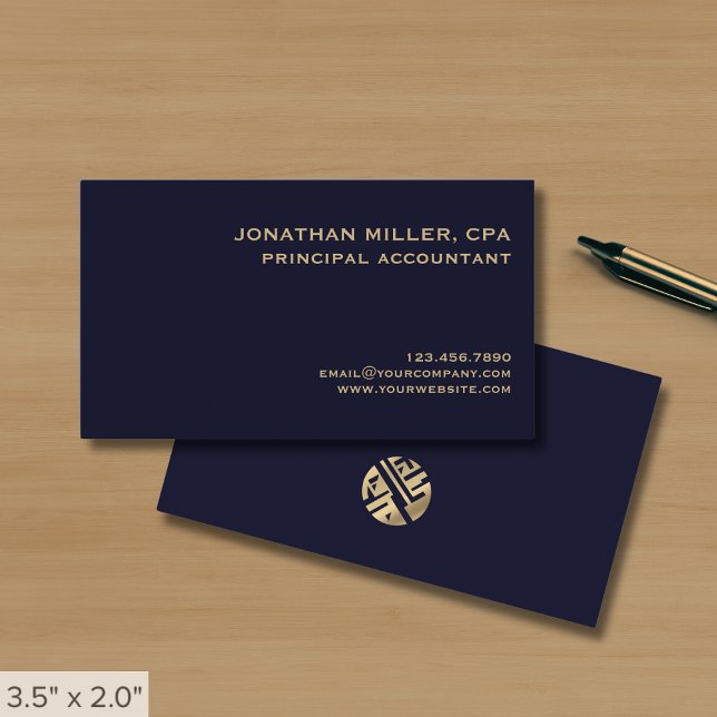 Simple Professional Classic Business Card (Creator Uploaded)