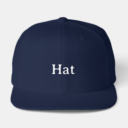 Simple Professional Classic Snapback Visor