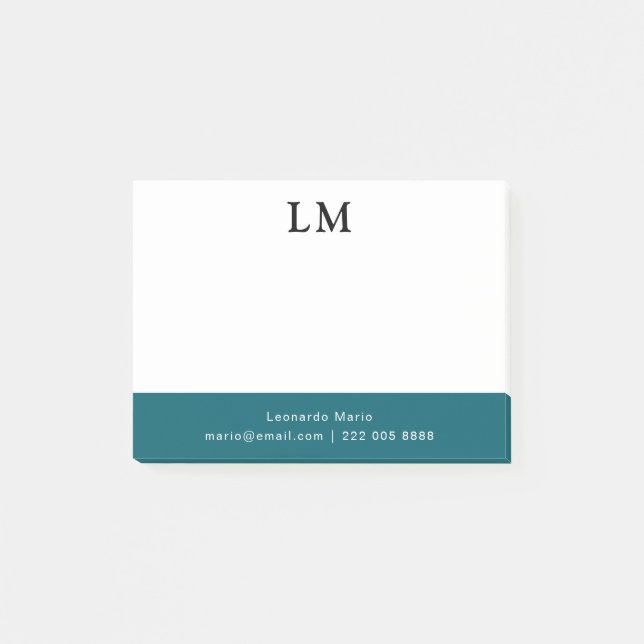 Simple Professional Clean Post-it Notes (Front)