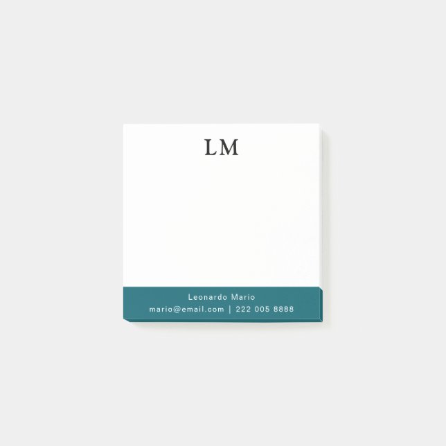 Simple Professional Clean Post-it Notes (Front)