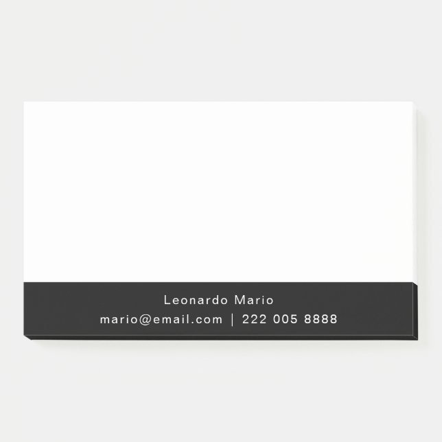 Simple Professional Clean Post-it Notes (Front)