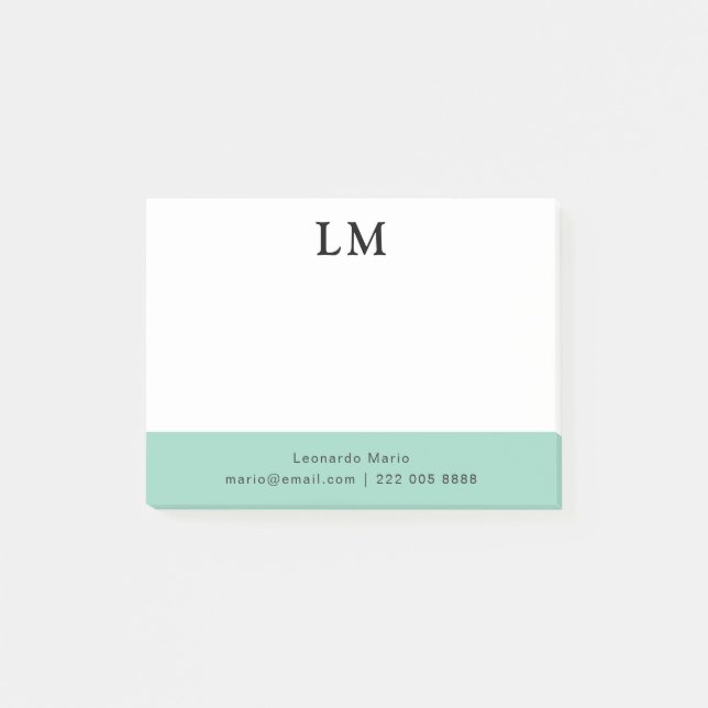 Simple Professional Clean Post-it Notes (Front)
