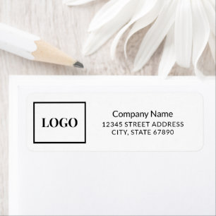 Simple Professional Company Logo Address Label