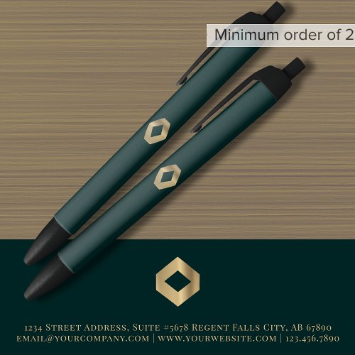 Simple Professional Custom Logo Black Ink Pen