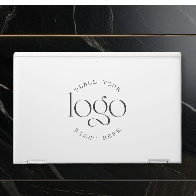 Simple Professional Custom Logo  HP Laptop Skin (add your own logo company business laptop case)