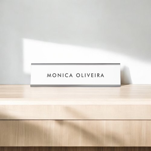 Simple Professional Desk Name Plate