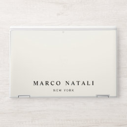 Simple Professional Elegant  Ivory HP Laptop Skin