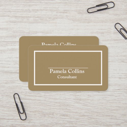 Simple Professional Elegant Modern Elegance Business Card