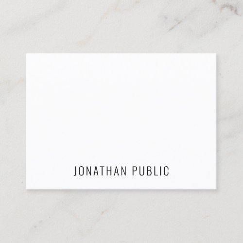 Simple Professional Elegant Modern Minimalist Cool Business Card