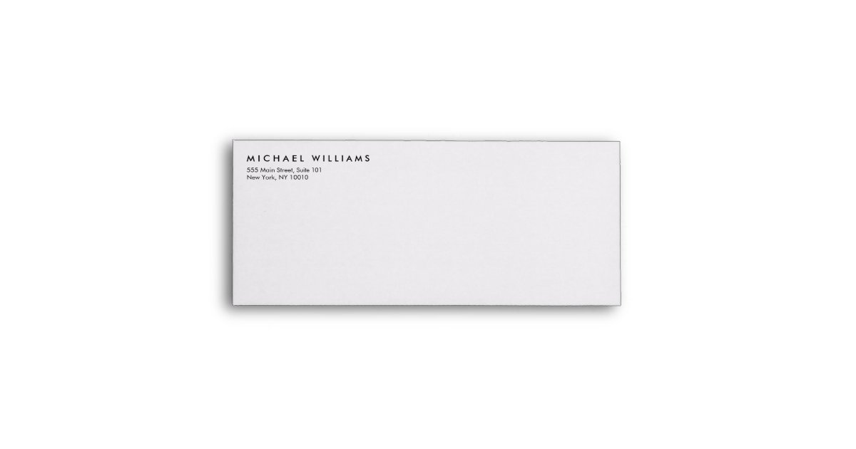 simple professional envelope zazzle com professional envelope