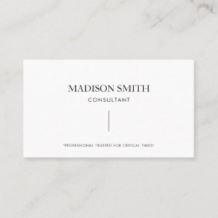 Simple Professional Feminine Sweet Pink Business Card
