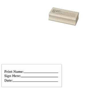 Simple Professional Invoice Rubber Stamp