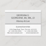 [ Thumbnail: Simple Professional Lawyer Business Card ]