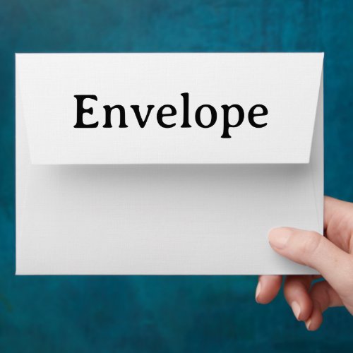 Simple Professional Linen 5" x 7" Envelope