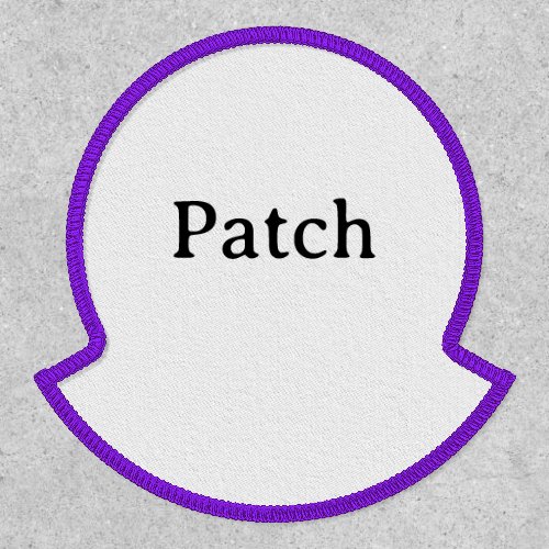 Simple Professional  Lower Name Rocker Iron-On  Patch