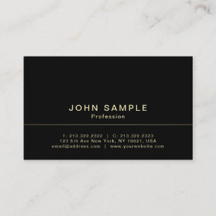 Simple Professional Modern Elegant Creative Matte Business Card