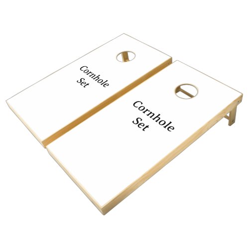 Simple Professional Natural Wood 48" x 24" Cornhole Set
