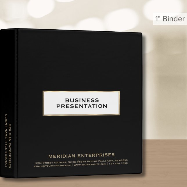 Simple Professional Presentation Binder (Creator Uploaded)