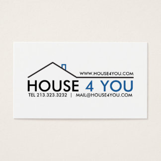 Simple Professional Real Estate Business Card