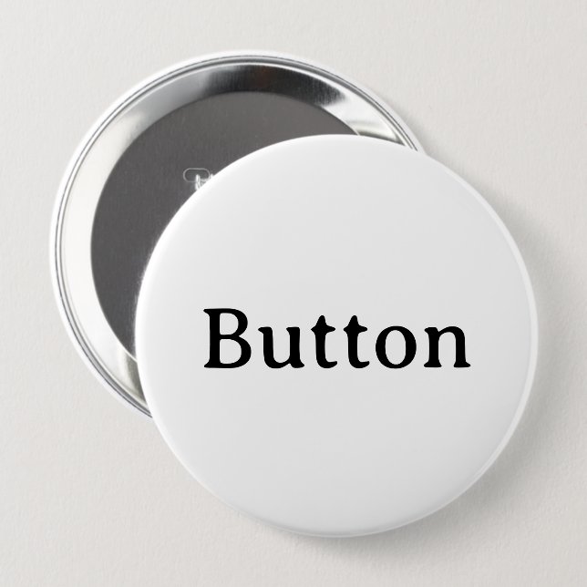 Simple Professional Round 4"  Button (Front & Back)