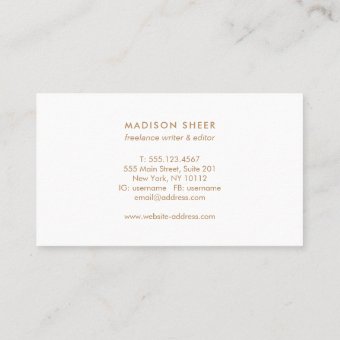 Simple Professional Sage Green Business Card | Zazzle