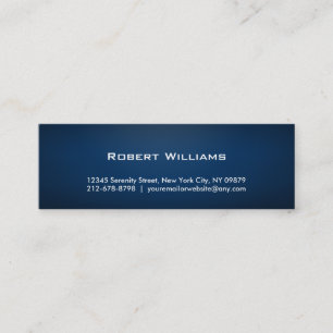 Simple Professional Skinny Business Cards