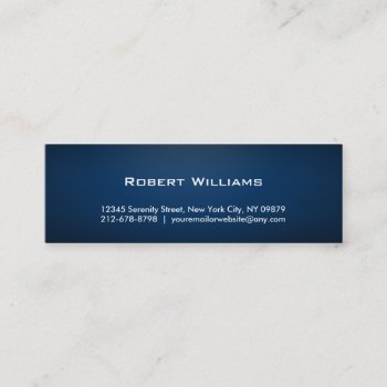 Simple Professional Skinny Business Cards by MsRenny at Zazzle