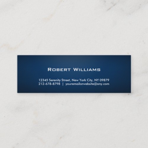 Simple Professional Skinny Business Cards