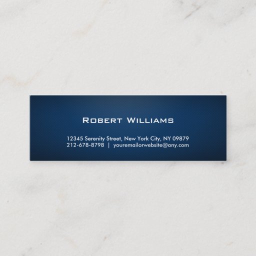 Customizable Simple Professional Skinny Business Cards