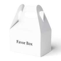Simple Professional Small Gable 4" x 2.5" x 5" Favor Boxes
