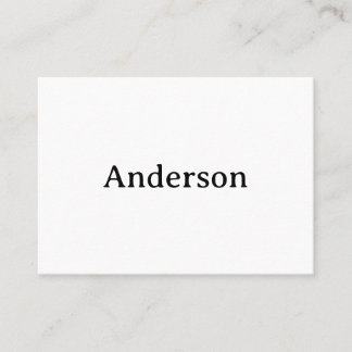 Simple Professional Squared 3.5" x 2.5" Flat Appointment Card