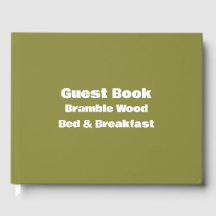 Simple Professional Vacation House Business Guest Book