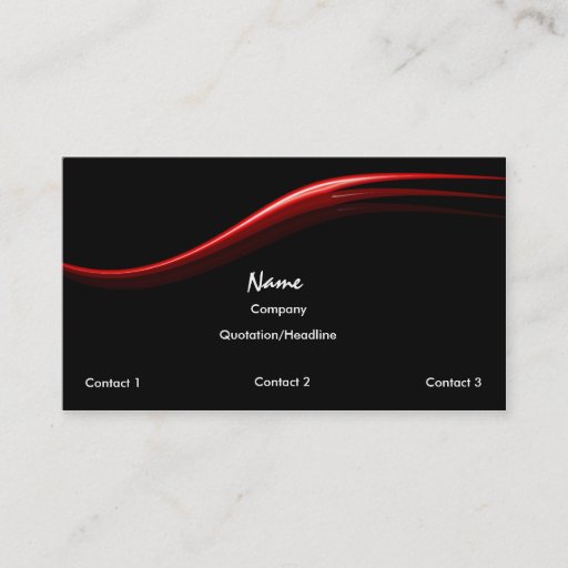 Customizable Simple Profile Card Business Card Templates