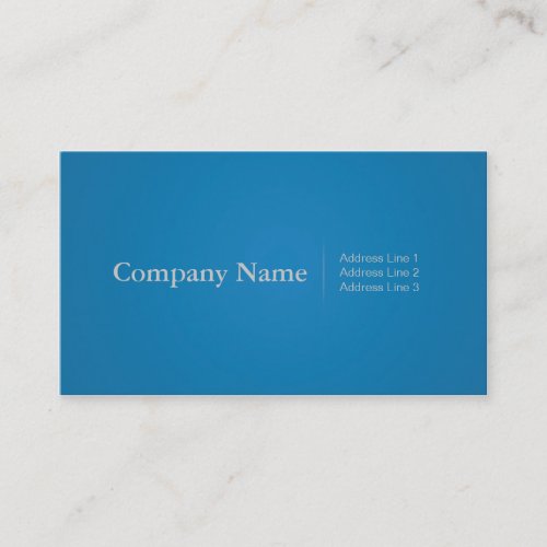 Simple Profressional Business Cards in Blue